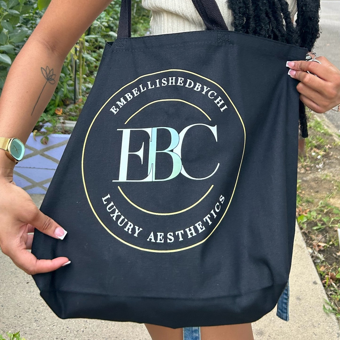 EBC Monogram Tote Bag